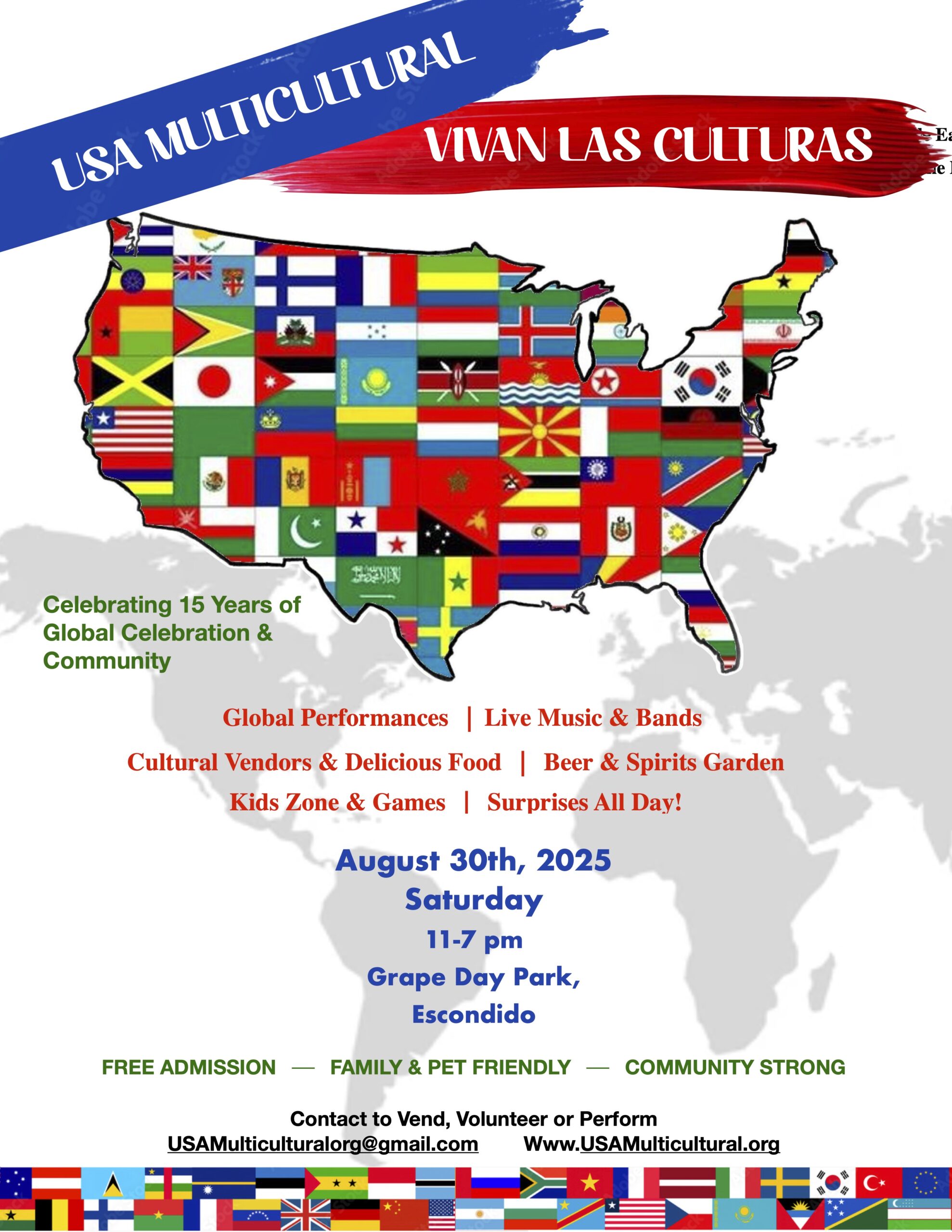 Vivan Las Culturas flyer